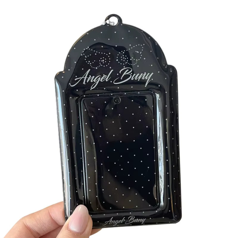 Ins-Style Engelsflügel PVC-Kartenhülle für 3-Zoll-Fotokarten als transparenter Schlüsselanhänger zur Aufbewahrung und zum Display von Idol-Bildern - Bild 5