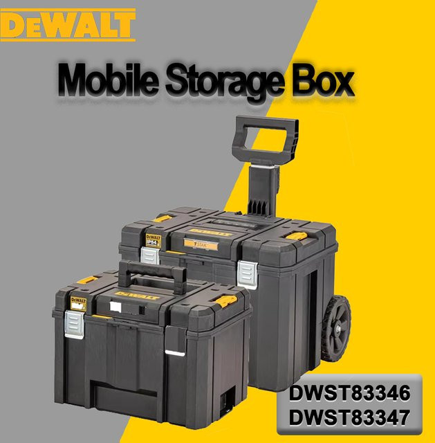 DEWALT TSTAK IP54 Mobile Aufbewahrungsbox, abschließbarer und wasserdichter Werkzeugkasten, DWST83346/DWST83347 - Bild 1