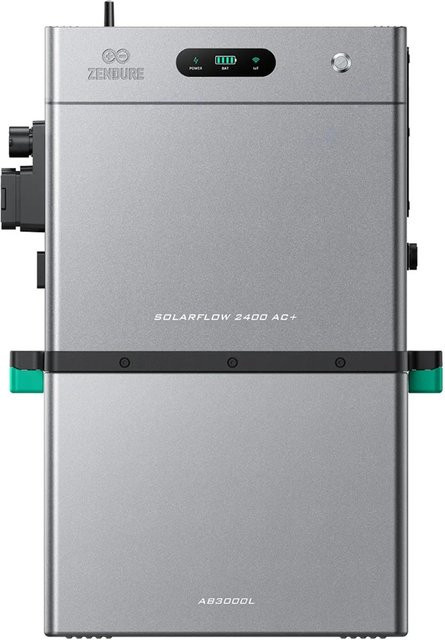 Zendure SolarFlow 2400 AC Plus Balkonkraftwerk mit bidirektionalem AC Ausgang bis 2400W und AB3000L in Silver/Grey - Bild 1