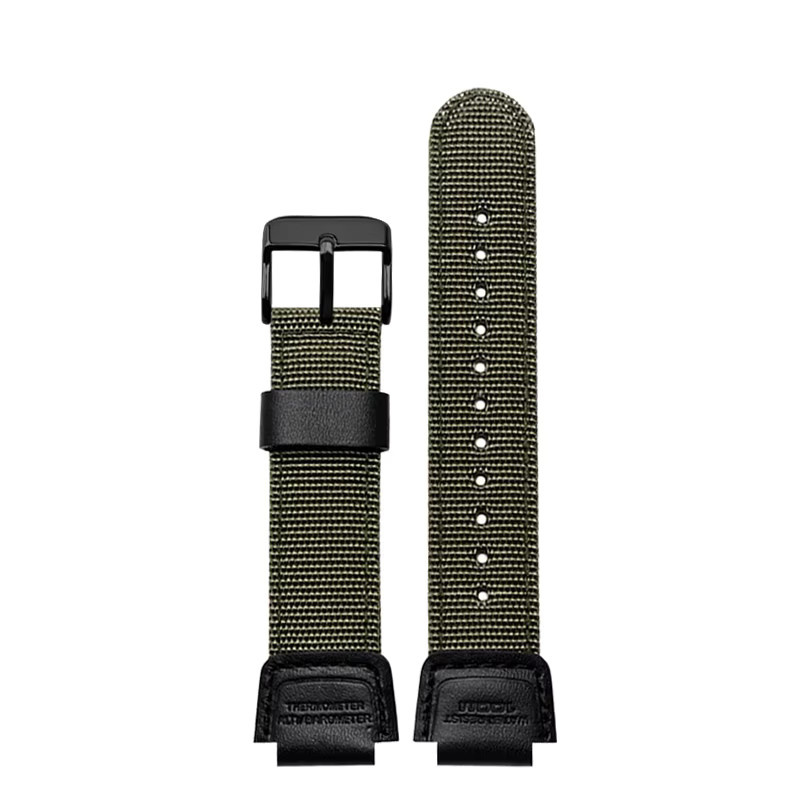 Casio Uhrenarmband Nylon, Armeegrün, Herren, 16 mm - Bild 5