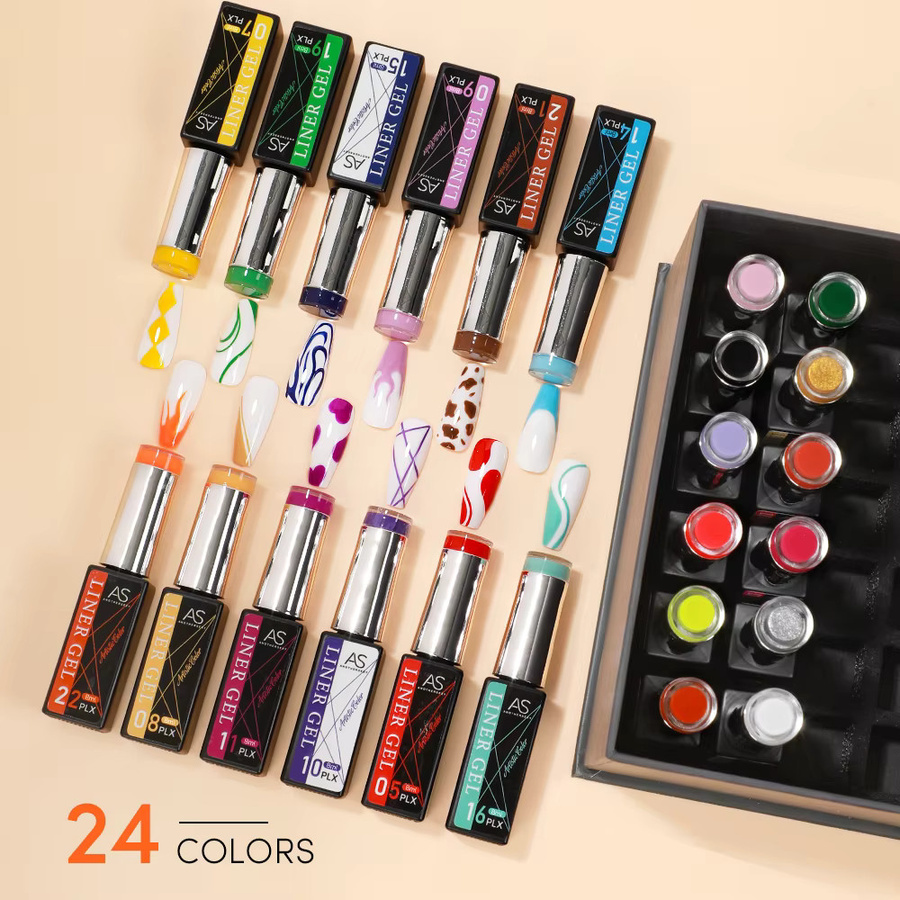 AS PLX 8 Gel-Nagellack, Glänzend, Unisex - Bild 3