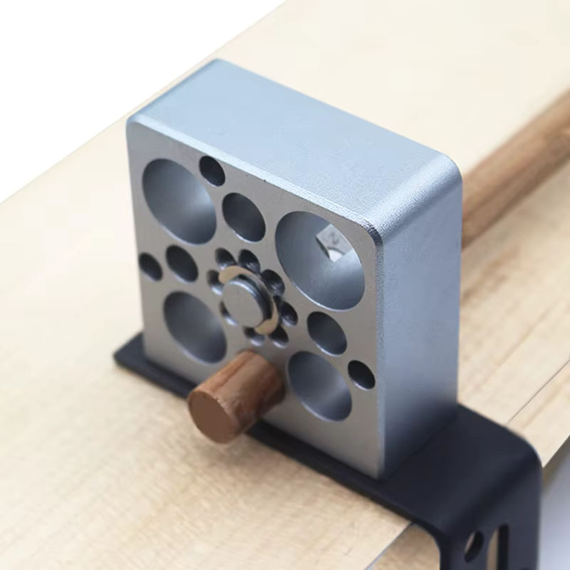 YOMO Dübel Maker Jig Kit für 8mm bis 20mm, Einstellbares Hilfswerkzeug zur Herstellung runder Holzstäbe für die elektrische Bohrmaschine - Bild 2