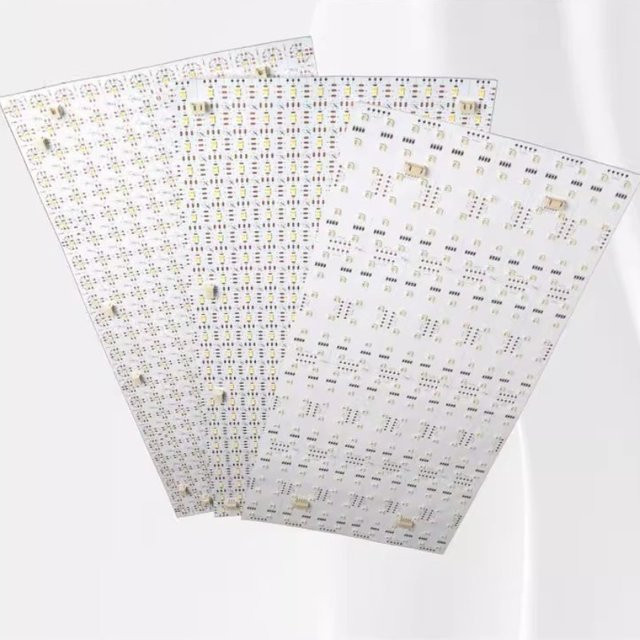 Flexible Leuchttafel in weißer Marmor-Optik für Wand und Insel als luxuriöse Stein-Hintergrundbeleuchtung mit warmweißem Licht - Bild 1