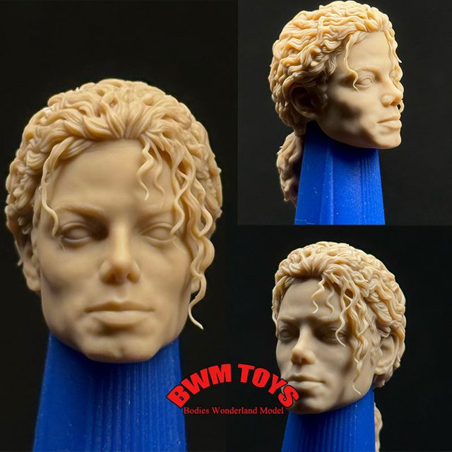 Taholicy Unbemalte DIY-Kopfskulptur Soldat, Weiß, Zubehör, Kunststoff - Bild 1