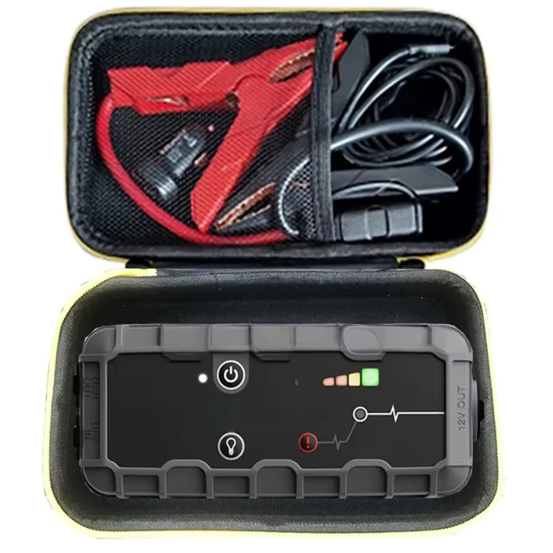 Schützende Reise-Tragetasche für NOCO Boost XL GB50 1500 Amp 12 Volt UltraSafe Lithium Jump Starter in Gelb/Schwarz - Bild 5