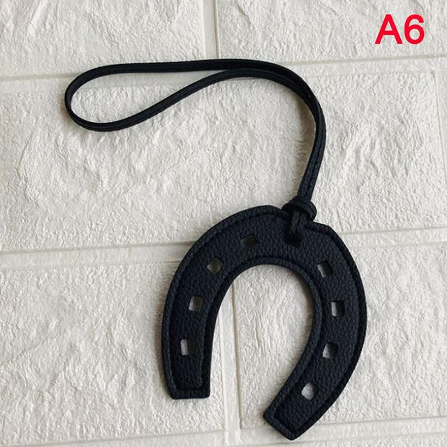 Oudssa Schlüsselanhänger Hufeisen, schwarz, Unisex - Bild 1
