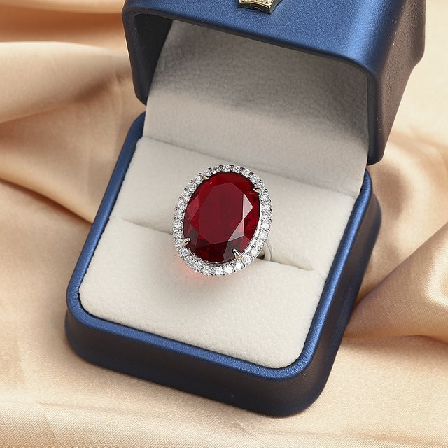 suyixian Ring 925 Silber, Zirkonia - Bild 1