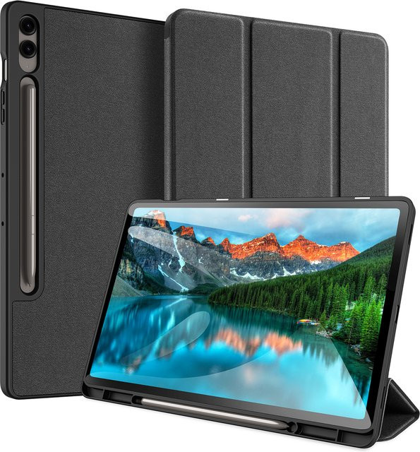 DUX DUCIS Tablet-Hülle in Pink mit dreifach faltbarem Ständer und Stylus-Stifthalter für Samsung Galaxy Tab S10 Ultra, S9 Plus, S9 Fe Plus und S6 Lite inklusive Auto-Sleep-Wake-Funktion - Bild 1