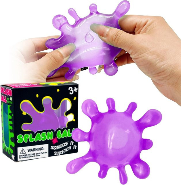 BC Pet Supplies Knetball Spritzform, Quetschspielzeug, violett - Bild 1