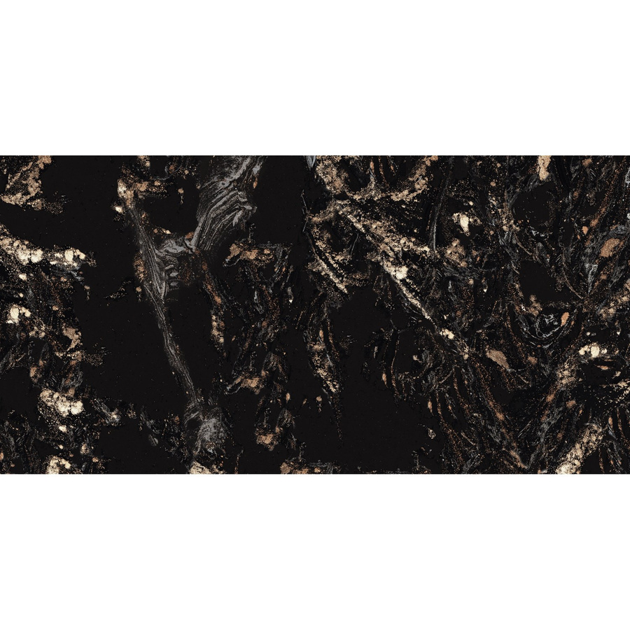 Bodenfliese Feinsteinzeug United Tile und Mosaic Opus in Gold, Marmoroptik, poliert, B/H: 60 x 120 cm - Bild 2
