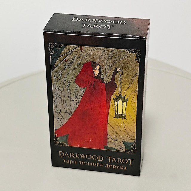 TaroMagiC Dunkles Holz Tarot Deck, 78-teiliges Set, Russischer Sprache, Cartoon Tarotkarten - Bild 1