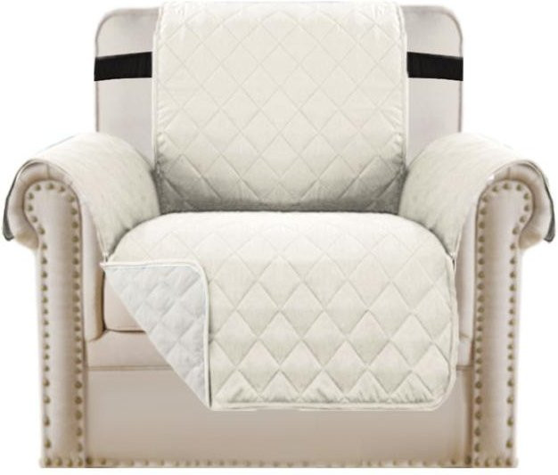 Wasserdichter und waschbarer Liegesofabezug von Yiran Furniture in Weiß für 1 Sitzplatz - Bild 1