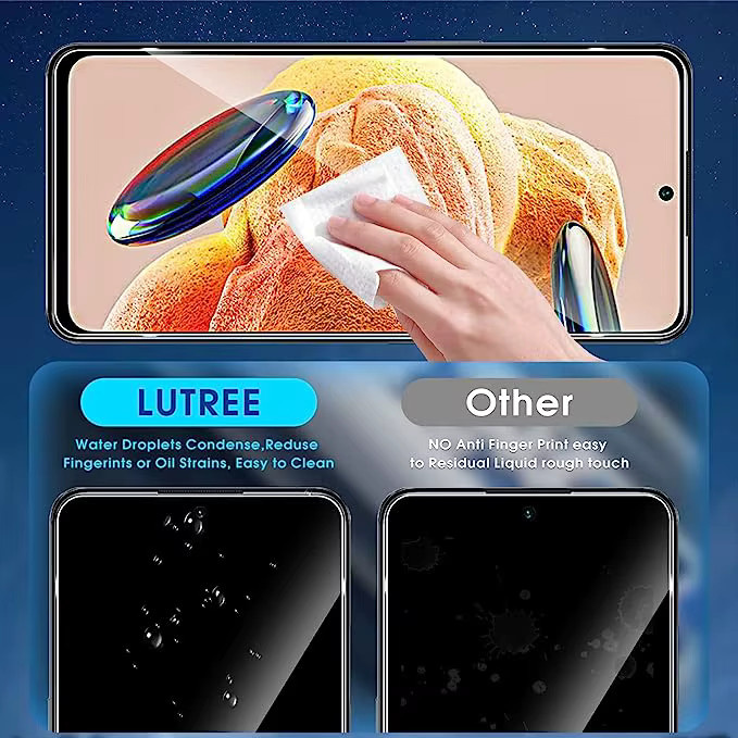 3er-Set Xiaomi Redmi K60 K60 Pro K60E K70 Ultra K70E K70 Pro Displayschutzfolie aus gehärtetem Glas, transparent - Bild 4