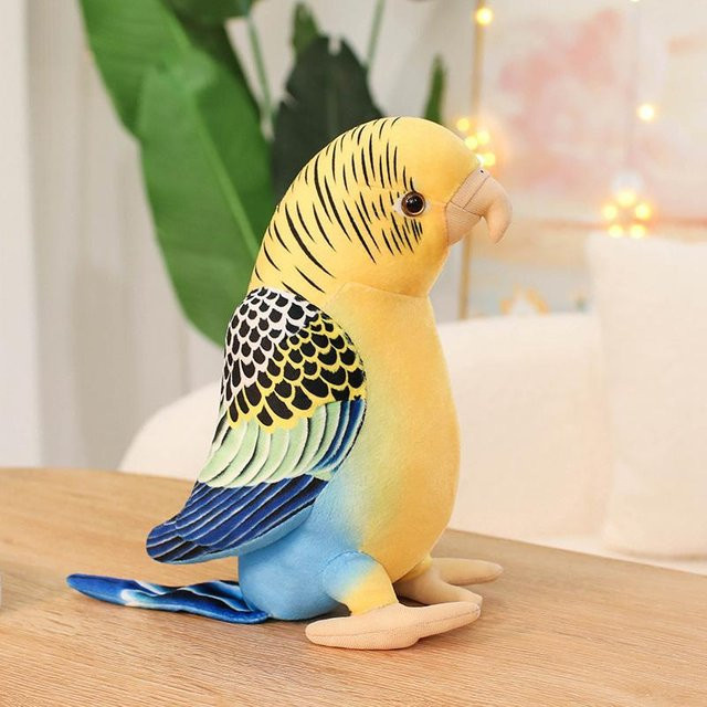 Binchi Fitness Vögel Papageien Tukan Adler Pfau Eule, Plüschtiere, 25cm, ab 3 Jahre - Bild 1