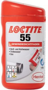 Loctite 55 Gewindedichtfaden aus PTFE, Rot, 160 m - Bild 1