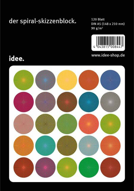 idee Creativmarkt Skizzenblock DIN A5, weiß, 90g/m² - Bild 1