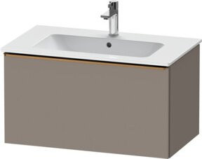 Duravit Waschtischunterschrank D-Neo wandhängend in Beige matt, B/T/H: 81 x 46,2 x 44 cm - Bild 1