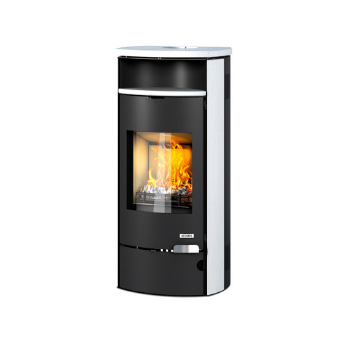 accente Kaminofen Versari Deluxe in Beige mit Sandstein-Optik, 7 kW - Bild 2