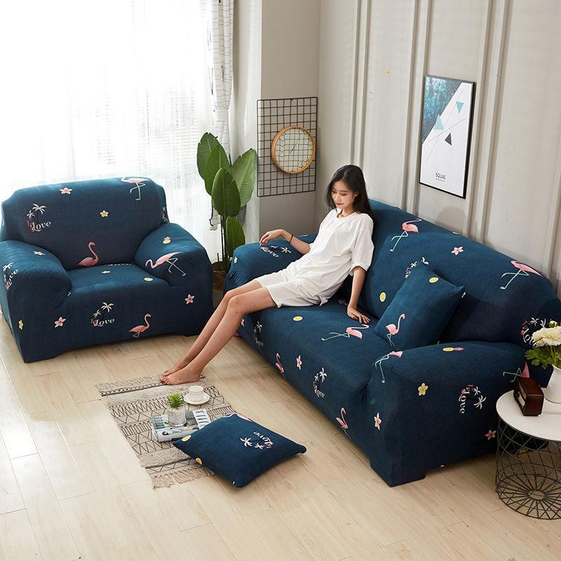 Yiran Furniture Sofabezug aus Milchseide in Multicolour, rutschfester und staubdichter Einzelsitz-Bezug für Sofas, Breite: 90-140 cm - Bild 1