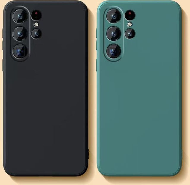 Stoßfeste Silikon Schutzhülle für Samsung Galaxy S26 S25 S24 S23 S22 S21 FE Plus Ultra in Schwarz - Bild 1