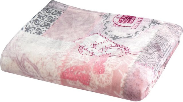 Bestlivings Kuscheldecke aus Flanell in Mandarino, B/B: 150 x 200 cm - Bild 1