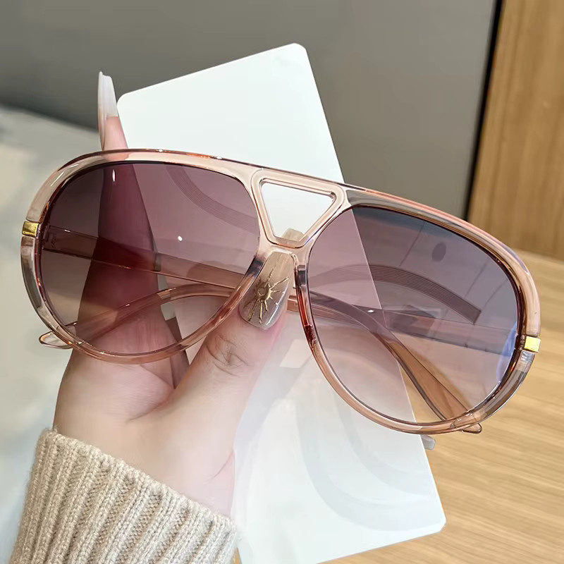 Julyrays Sonnenbrille, Oval, Vollrand, Kunststoff, Multicolor, Damen - Bild 4