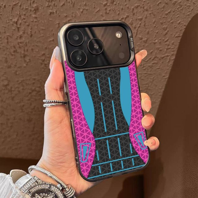 CS2 CSGO Skin Handyhülle für iPhone 11 bis 17 Pro Max, Matte Laser Metallic Aurora Design, mehrfarbig - Bild 1