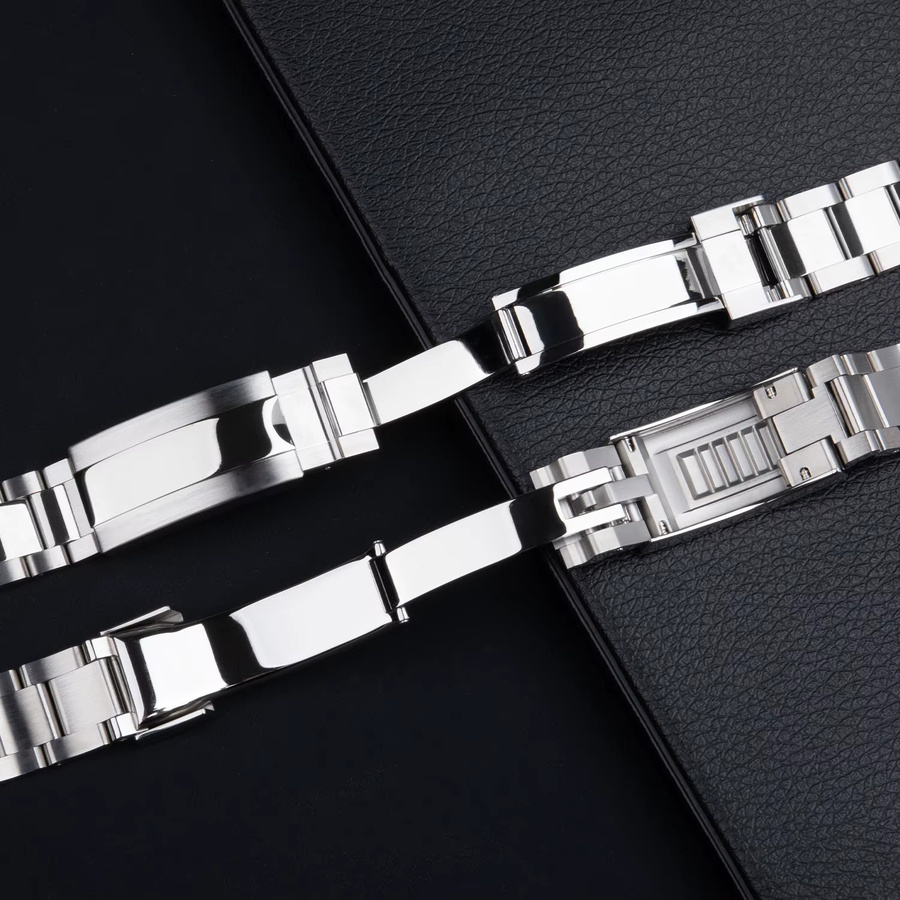 VATMENS Uhrenarmband Edelstahl, Silber, Herren - Bild 3
