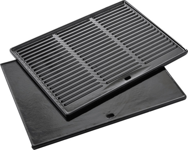 Barbecook Dynamic Core Kontaktplatte aus Gusseisen in Schwarz, B/T: 43 x 35 cm - Bild 1