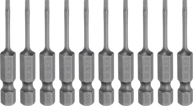 UXCELL Magnetische Schlitzschraubendreher-Bits aus S2-Stahl mit 1/4 Zoll Sechskantschaft, SL2 bis SL6 - Bild 1