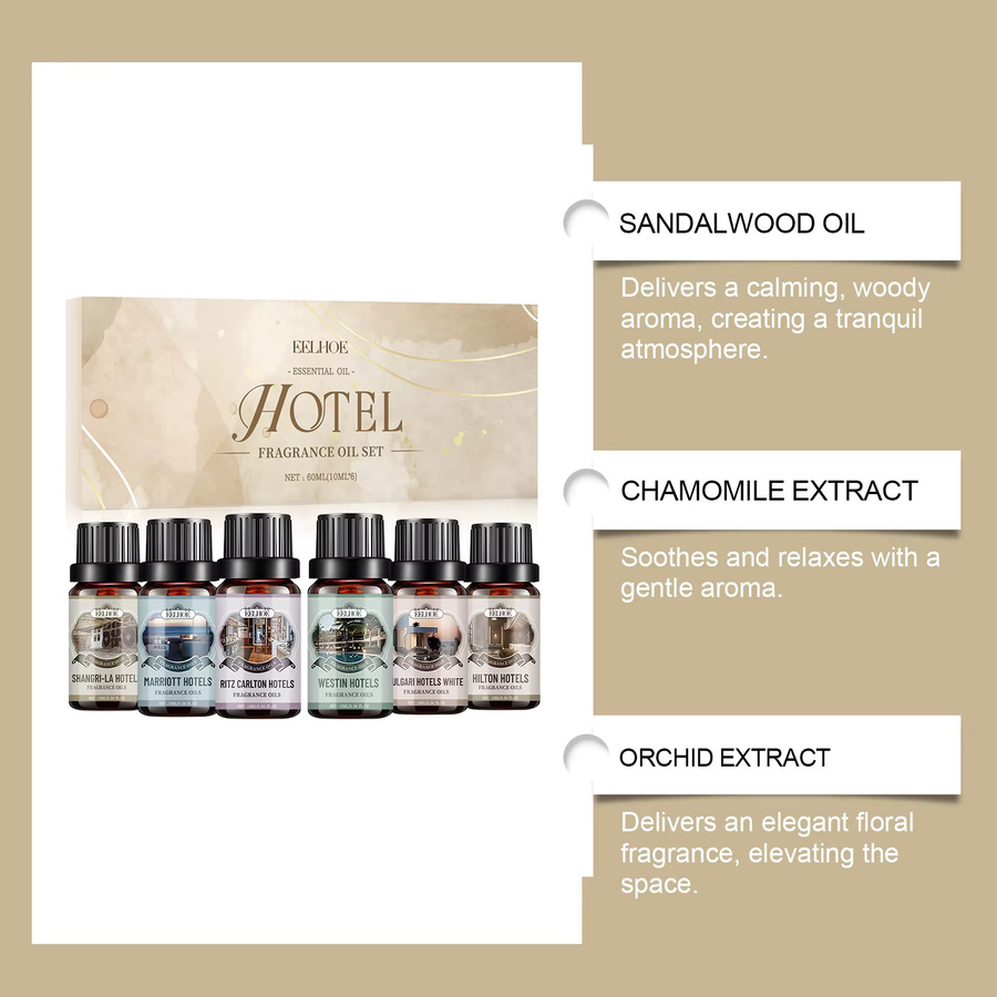 eelhoe Aroma-Set für ätherische Öle, 6-teilig, multicolor, Damen - Bild 4