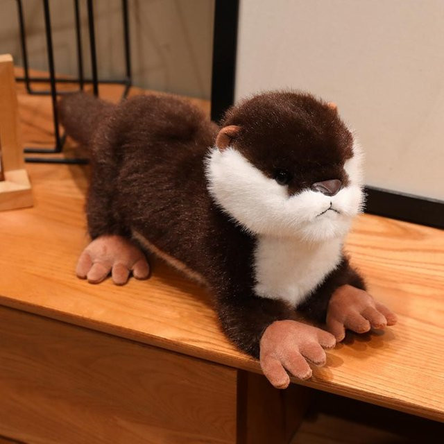 Brauner Otter Plüschtier, 40cm, ab 0 Jahren - Bild 1