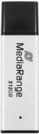 MediaRange USB-Stick 512GB USB 3.0 High Performance in Silber und Schwarz (MR1904) - Bild 1
