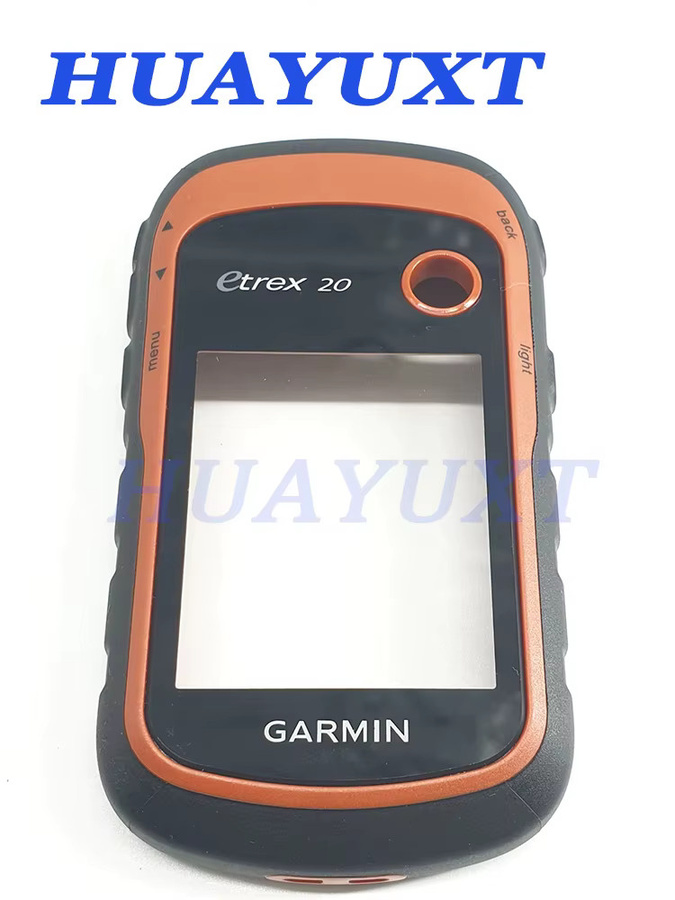 Ersatzgehäuse Shell für Garmin Etrex 20 und Etrex 20x mit vorderer Gummi-Abdeckung und Glasrahmen zur Reparatur - Bild 3