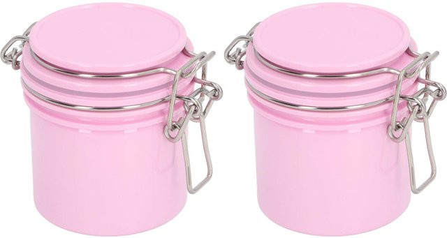Koogeelife Wimpernkleber Aufbewahrungsglas, 2 Stück, rosa - Bild 1