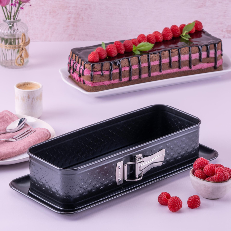 Zenker Kastenkuchen Springform Beloved+ aus Stahl, Schwarz, B: 30 cm, H: 11,5 cm - Bild 2