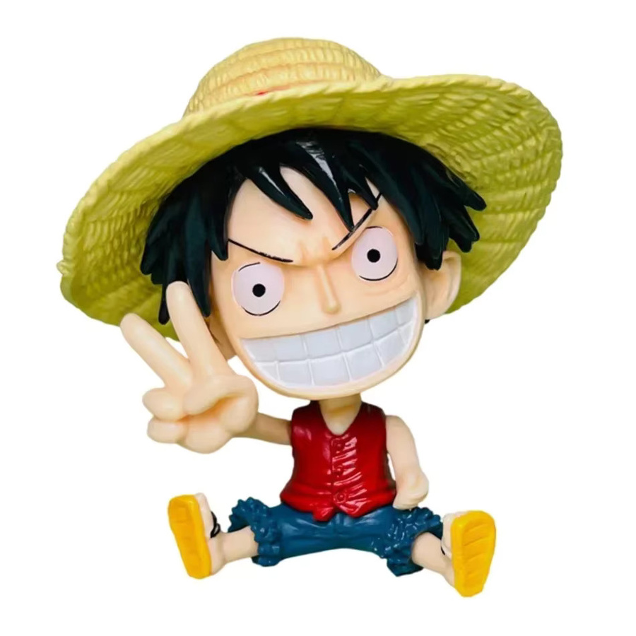 Bandai Anime One Piece Figuren Set aus PVC in Multicolor mit 17 verschiedenen Charakteren wie Ruffy, Zoro und Sanji als Dekorationsmodell und Spielzeug - Bild 2