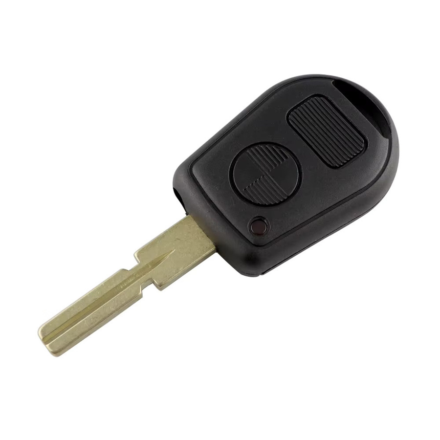 Yiqixin Ersatzgehäuse für BMW Remote Key Shell mit Taste und Klinge, Farbe: Schwarz - Bild 2