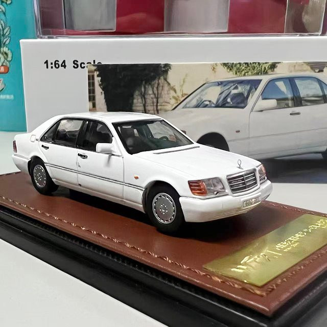 WTX Diecast W140 Simulationsauto-Modell, 1:64, Metall, Weiß - Bild 1
