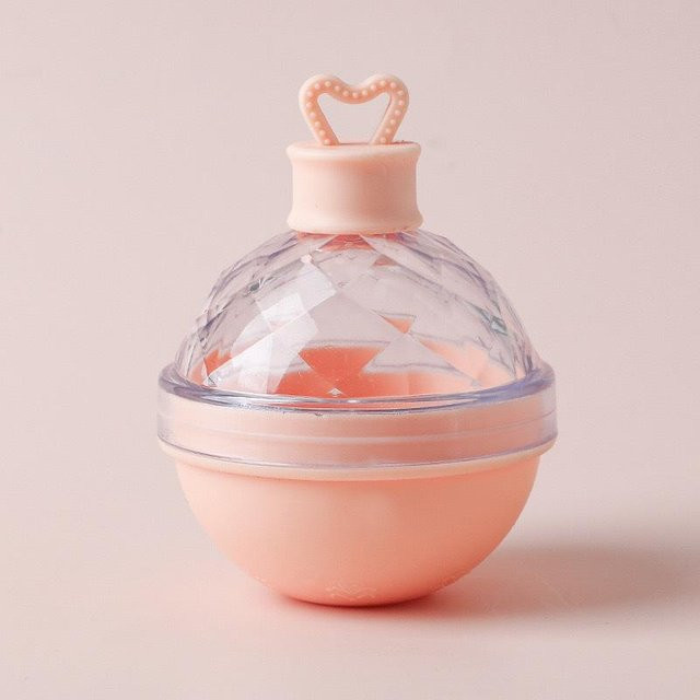 Silikon Eiswürfelform Elberta in Pink für Whiskey und Getränke mit runder Form und Glühbirnen-Design - Bild 1