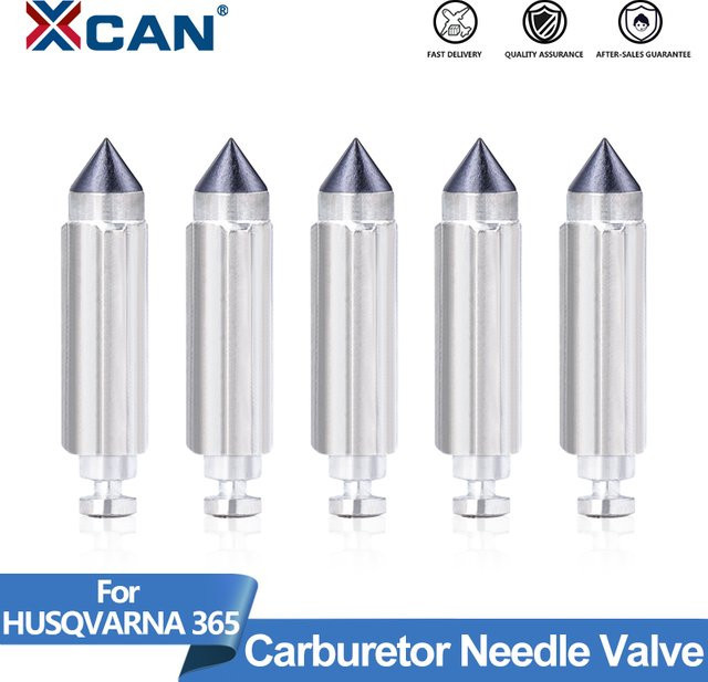 XCAN 5-teiliges Nadel-Vergaser-Reparatur-Set für HUSQVARNA 365 in Silber - Bild 1