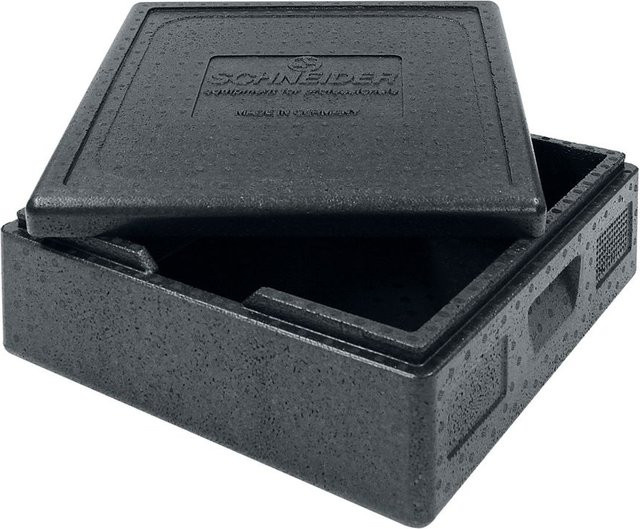 Schneider EPP Transportbox TOP Pizza L, Schwarz, 21 l, B/T/H: 48 x 48 x 18 cm - Bild 1