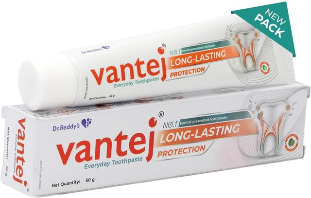 Vantej Sensitivity Protection Zahnpasta, 50 g, vegane Mundpflege - Bild 1