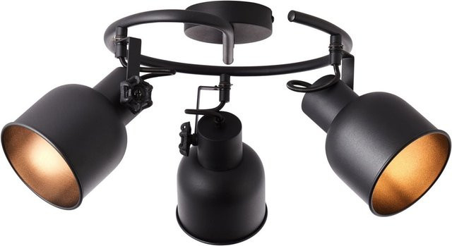 Brilliant Rolet Spotspirale Deckenlampe 3-flammig in Schwarz und Sand aus Metall mit E14 Fassung und dimmbarer Funktion - Bild 2