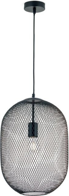 Orion Leuchten Hängeleuchte Georgina Schwarz E27 B: 30 cm, H: 42 cm - Bild 1