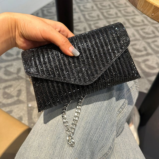 Jiomay Clutch Umhängetasche, Strass, PU Leder, Damen - Bild 1