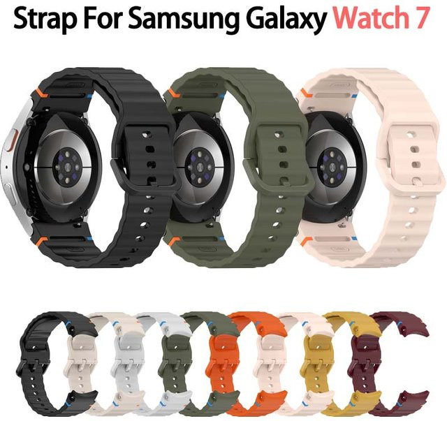 Samsung Uhrenarmband Silikon, Multicolor, Unisex - Bild 1