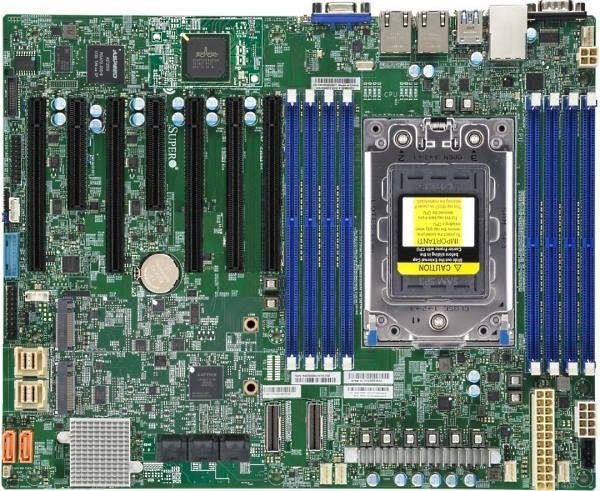 Supermicro H12SSL-i Server-Mainboard ATX mit Socket SP3 für EPYC Prozessoren und bis zu 2 TB DDR4 RAM (MBD-H12SSL-i-B) - Bild 1