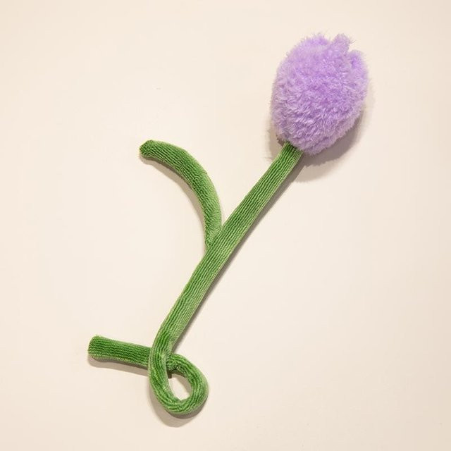 Yiran toy Simulierter Plüsch Blumenstrauß in Lila, 40 cm Höhe - Bild 1