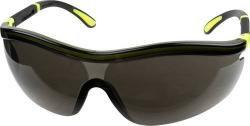 Wolfcraft Schutzbrille EN 166 mit getönten Kunststoffgläsern in Schwarz - Bild 1